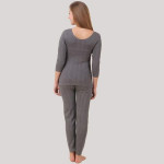 Women Ribbed Light Weight Thermal Sets