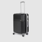 Textured Hard Medium Trolley Bag- 56 cm